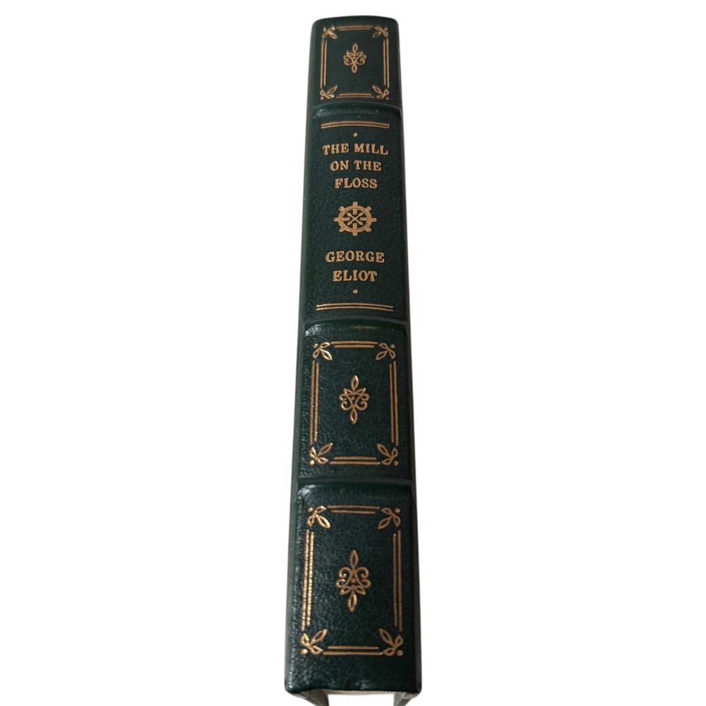 VTG George Eliot The Mill on the Floss Franklin Library 1981 Green Leather Book - Picture 3 of 7